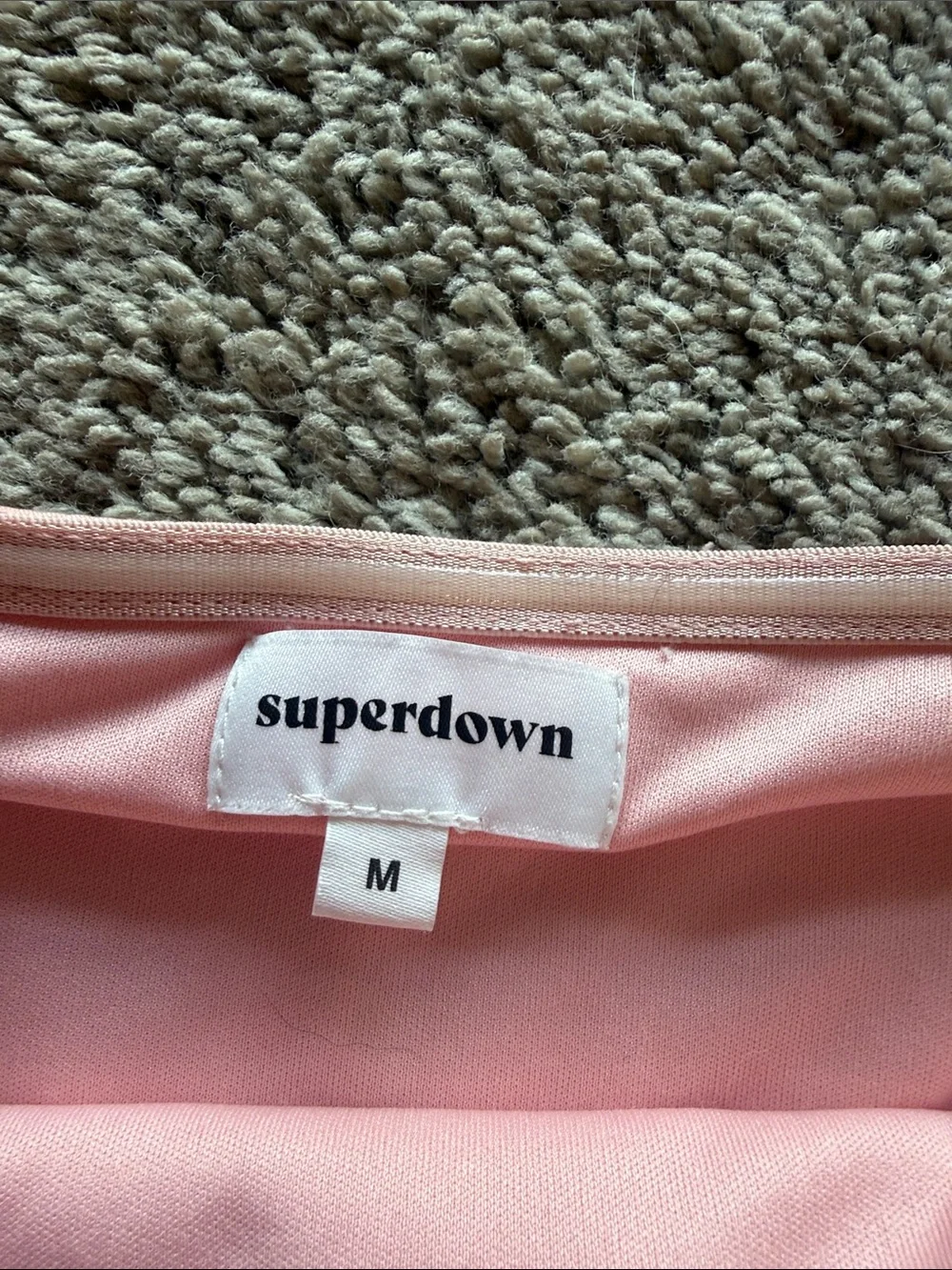 superdown Pink One-Shoulder Girls' Romper